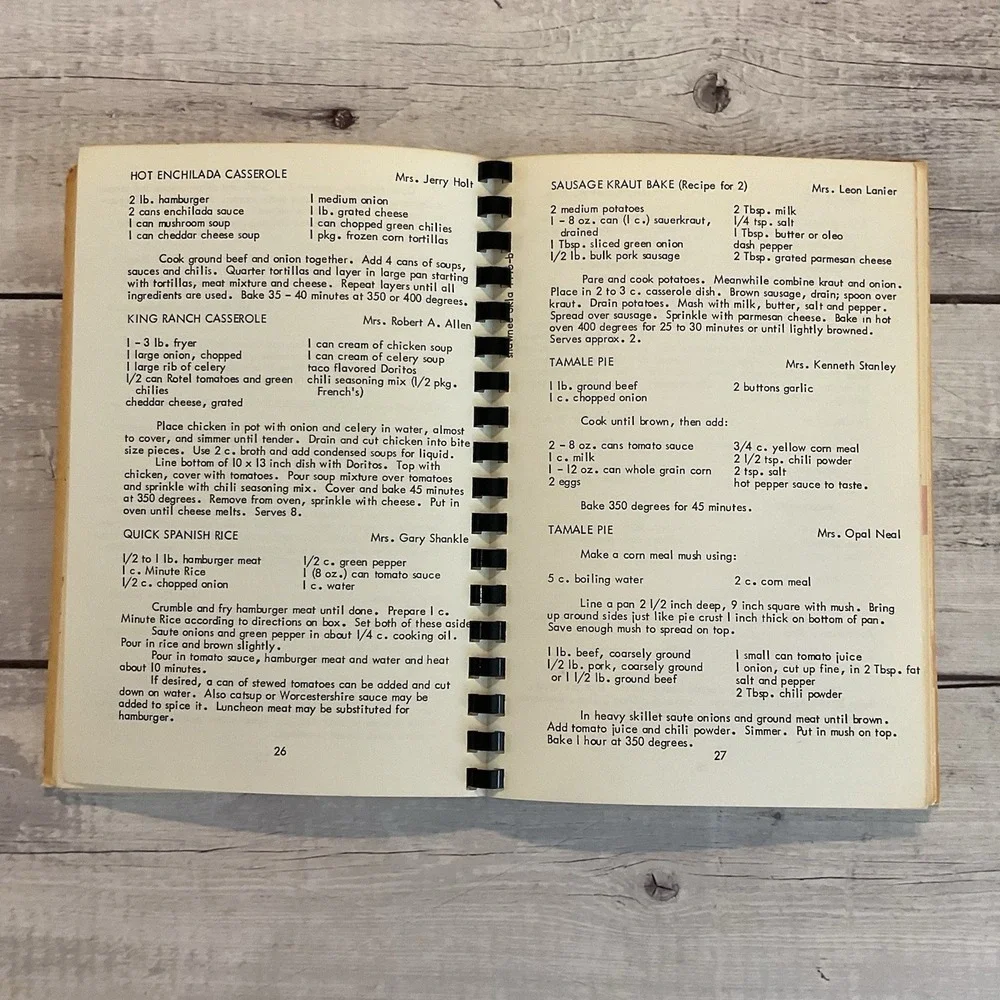 Favorite Recipes Our Best Cooks Cookbook Oklahoma Christian College Shawnee‎